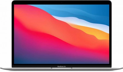 MacBook Air (M1, 2020) 8 ГБ, 256 ГБ SSD, серебристый